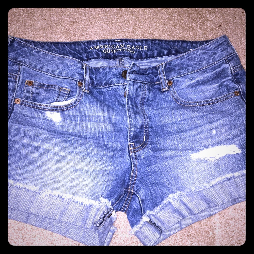 American Eagle Denim Shorts Size 10 Juniors